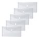 HERMA 20032 Documentenhoezen, DIN lang, transparant, wit, 5 stuks