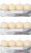 Trend Candles Bougies cylindriques/bougies troncs - set 12x - blanc crème - 5 x 8 cm - 18 heures de combustion