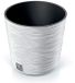 Prosperplast Furu Collection Bloempot Wit 25x25x24.7 Cm