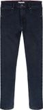 Wrangler Red Kabel Regular Jeans voor heren, Blauw Zwart