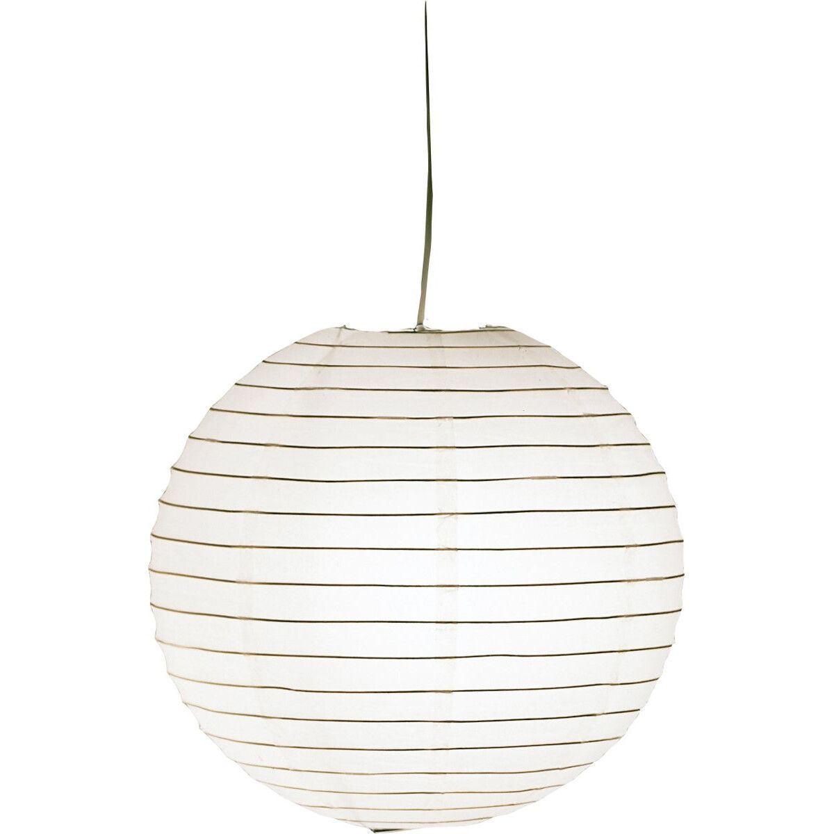 BES LED Trion Ponton Hanglamp - Rond - Mat Wit - Papier - E27 - 40cm