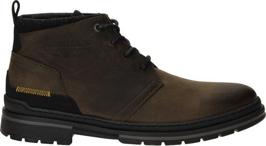 PME Legend Heren Veterschoenen Fleetman Groen Leer Maat 45