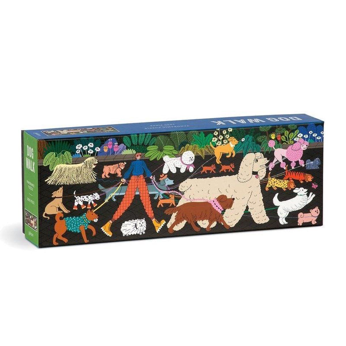 Mudpuppy Press Dog Walk Panoramic Puzzle - 9780735369528