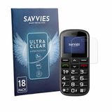 Savvies Screenprotector voor artfone CS182 - Folie Beschermfolie transparant 18 Stuks