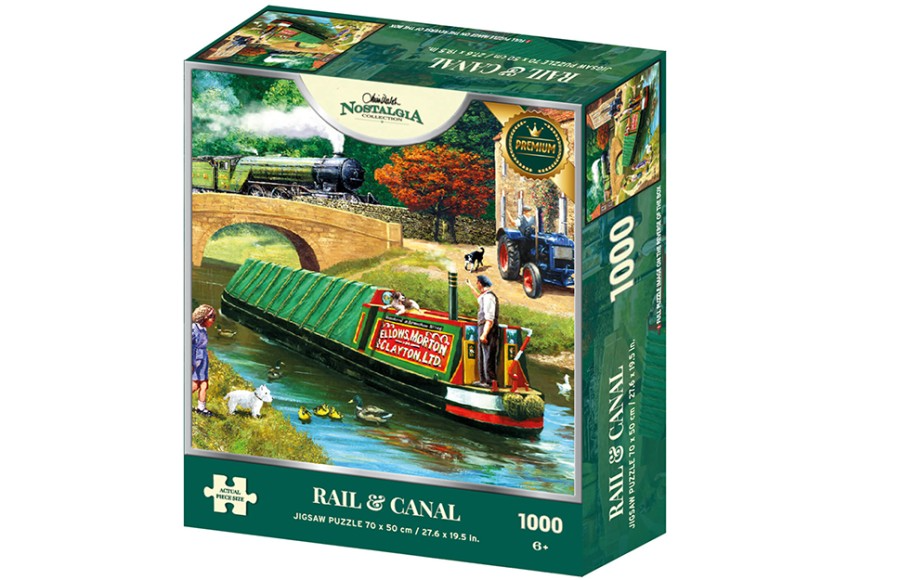 Kidicraft Nostalgie K33021 Rail & Canal 1000 Stuk legpuzzel