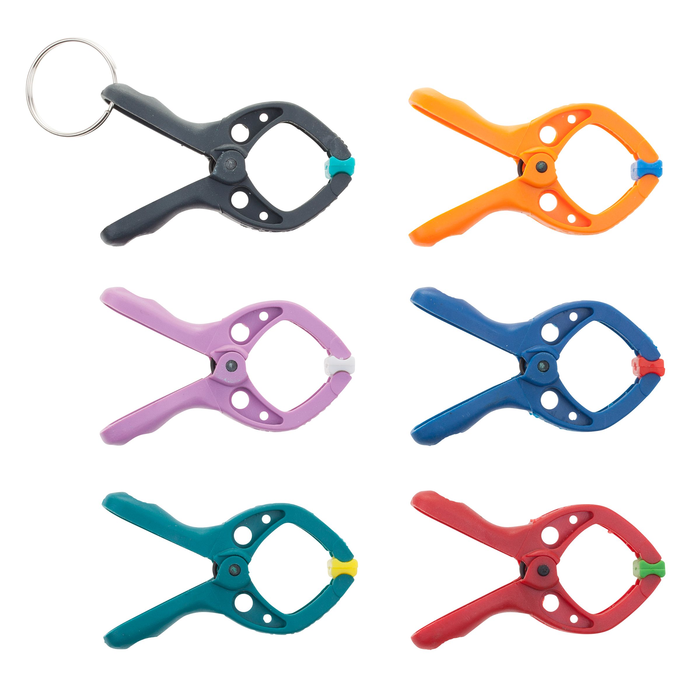 Wolfcraft microfix S Mini-veerklemmen met 1 x sleutelring - 4006885342002