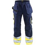Blåkläder Werkbroek High Vis 1529-1370 - Marine/High Vis Geel - D128
