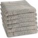 DDDDD Trees Keukendoek - Set van 6 - Katoen - Bomenprint - 50x55 cm - Badstof - Taupe