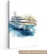 OneMillionCanvasses Canvas schilderij 120x180 cm - Boot - Cruiseschip - Maritiem - Multicolor