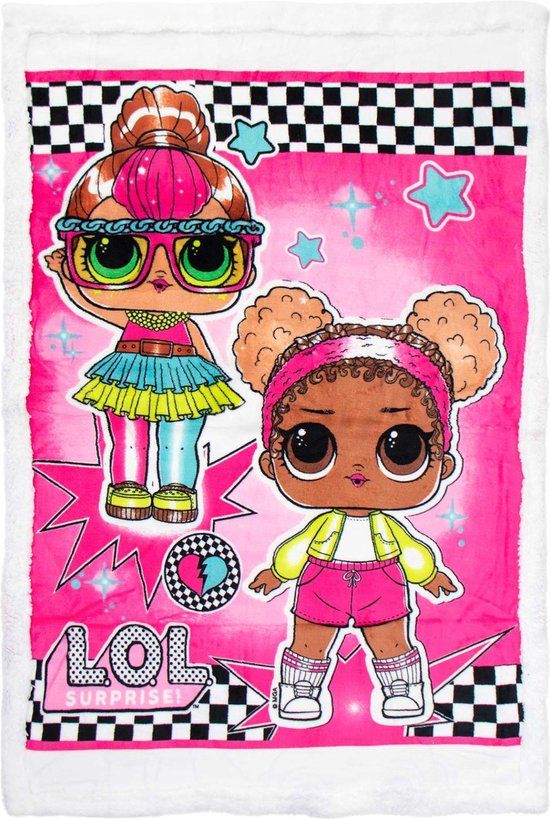 L.O.L. Surprise! Fleece Deken - Roze - 90 x 140 cm