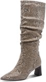 Tamaris - Dames - Laarzen - Beige Melirt - Maat 37