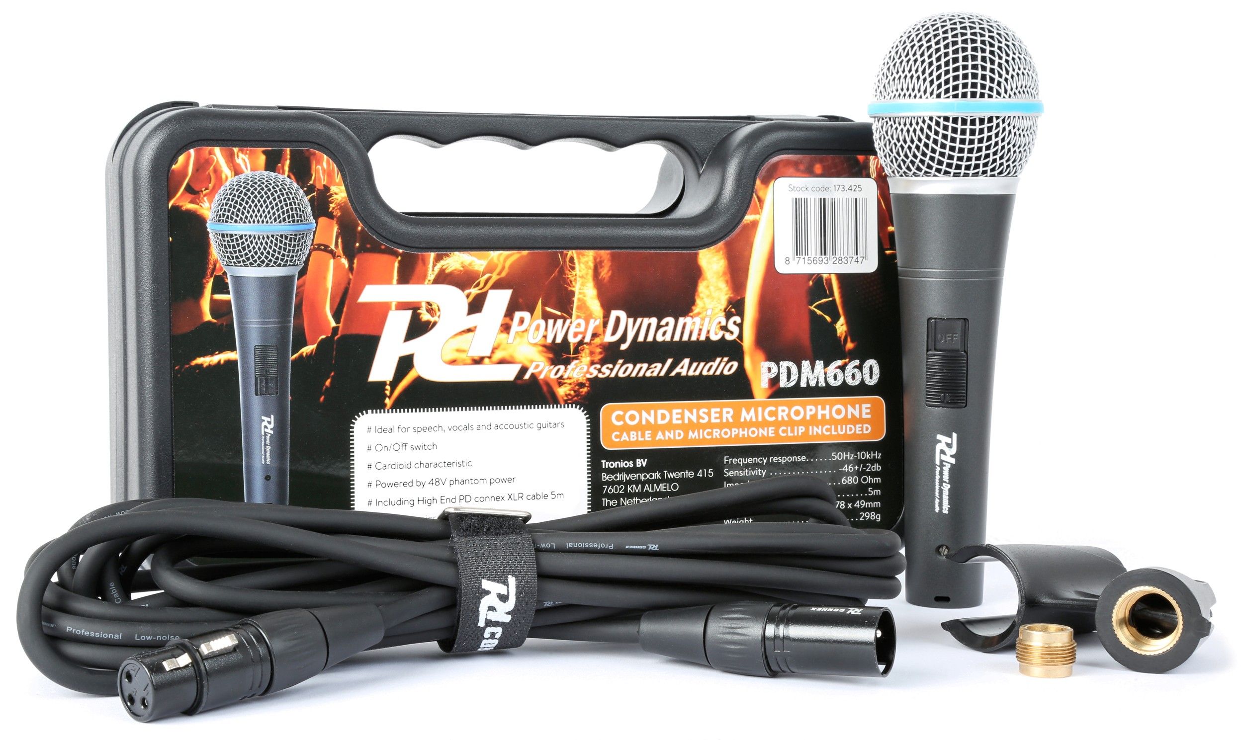 Power Dynamics PDM660 - Microfoon - Zwart