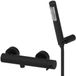 Paffoni Light - Ensemble de douche avec robinet, noir mat LIG168DNO