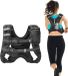 Gilet lesté, 7,2 kg, gilet lesté réglable avec bandes réfléchissantes, convient aux peaux sensibles, femme et homme, musculation, course à pied, fitness