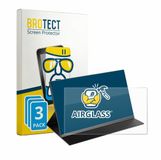BROTECT Screenprotector 3 Stuks voor Laptomo 15.6" draagbare monitor Beschermglas transparant