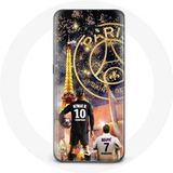 Maniacase Hoesje voor Samsung Galaxy A5 PSG Neymar en Mbappé vrolijk kerstfeest