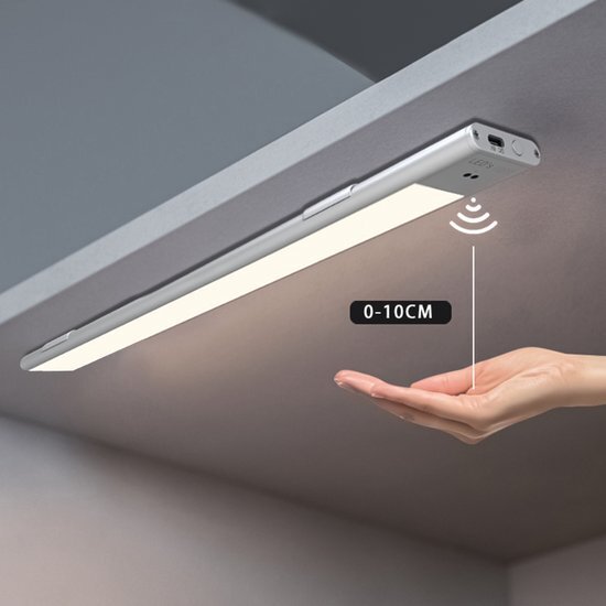 Proventa EasyFix LED Keuken kastverlichting met zwaai sensor - Oplaadbaar & Draadloos - 60 cm