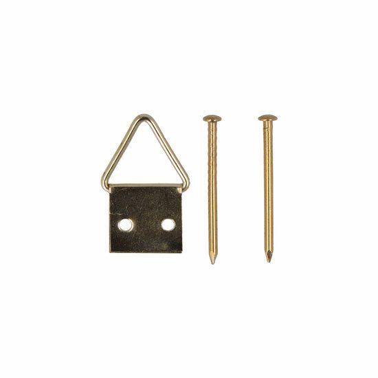 Merkloos Homefix Schilderijhanger Vermessingd Nr.2 | 8 stuks