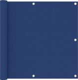 vidaXL Balkonscherm 90x300 cm Oxford stof blauw