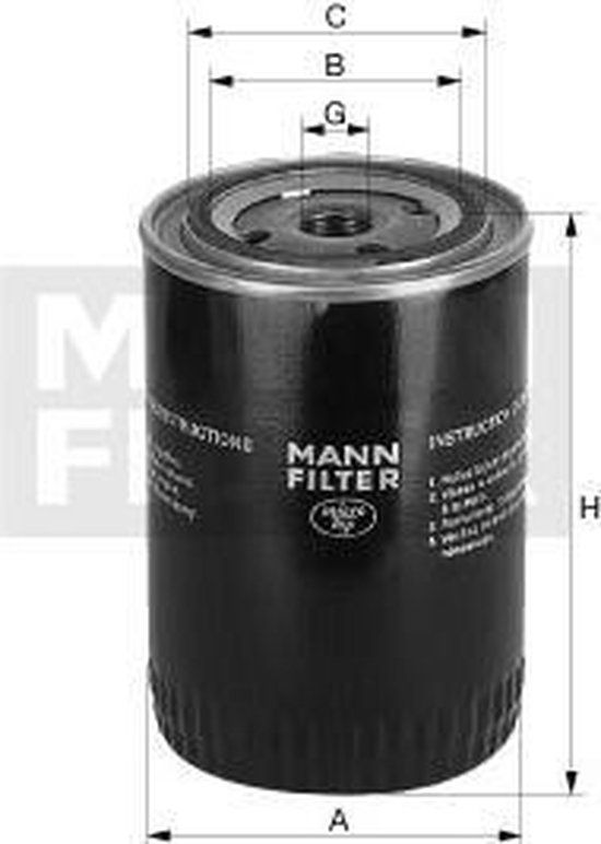 MANN-FILTER W 940/24 Oil Filter