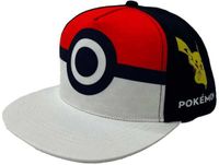 4KidsOnly Pokémon Pet – Pokéball Design met Pikachu – Snapback Cap – Verstelbaar – Unisex – Leeftijd 5+