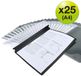 Rapesco 1815 Eco presentatiemap met lamellen, A4, zwart, 25 stuks