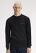 Fred Perry Waffle Stitch Jumper Black