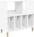 vidaXL Support de platine vinyle blanc 82 x 39,5 x 82,5 cm bois d'ingénierie