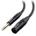 Cable Matters 6.35mm (1/4 Inch) TRS naar XLR Kabel 10ft Mannelijk naar Mannelijk