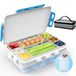 Solidchoice - Boîte à collation avec 9 compartiments et compartiment à glace réutilisable