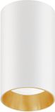 Maclean MCE 458 Plafondlamp opbouw met GU10 fitting voor LED en halogeenlampen tot 35W 55x100mm Opbouwspots aluminium rond