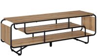vidaXL TV-standaard 140 x 36 x 45 cm Artisanaal eiken Bewerkt hout