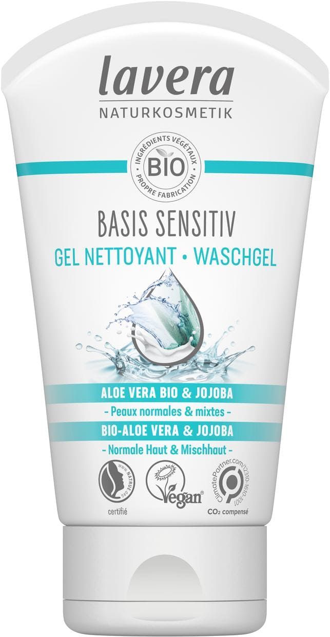 Lavera Basis Sensitiv Reinigingsgel - 125 ml