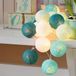 Ciskotu Lichtsnoer voor binnen, 3,3 m, 20 katoenen ballen, waterdicht, IP44, ledlicht voor kamer, tafel, plank, terras, café, feest, bruiloft