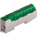 Pollmann Elektrotechnik Steekklem voor DIN-railmontage groen - 4025221083102