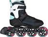 Powerslide Phuzion Radon Teal 90 Patins à roulettes - Taille 39 - Femmes - Noir/Menthe/Blanc/Rose