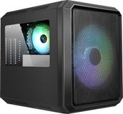 Itek Case QBO 8 EVO - Micro ATX, USB3, 200+120mm ARGB Fan, Card Reader, 3x Trasp Window