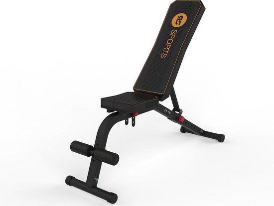 RS Sports Utility bench - Zwart - Trainingsbank - 120 kg - Verstelbaar