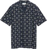 s.Oliver Hemd Lange Mouw Katoen Navy Gebloemd L Regular Fit Mannen