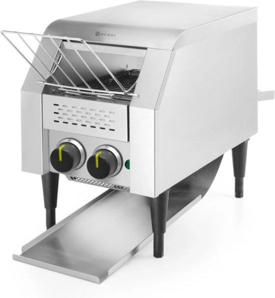 Hendi Doorloop Broodrooster - RVS - 1 Sandwich