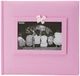 Pioneer Photo Albums 200-Pocket Gingham Stof Frame Cover Fotoalbum voor 4 bij 6-Inch Prints, Roze
