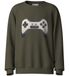 NAME IT Sweatshirt 'NKMVOTO' taupe / donkergrijs / olijfgroen