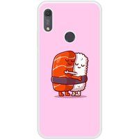 Y6S Sushi hug bedrukt siliconen hoesje