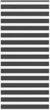 vidaXL Zebra Rolgordijn 95x230 cm Zwart