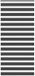 vidaXL Zebra Rolgordijn 95x230 cm Zwart