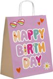 Folat Cadeautasje happy birthday boho girlz - 6 stuks