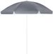 Merkloos Parasol UV-bescherming - Strandparasol Tuinparasol - Zomerse Bescherming - Knikfunctie In Hoogte - 1 kg - Blauw