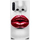 Samsung Bedrukt siliconen hoesje compatibel met Galaxy Note 10 Lèvres Rouges