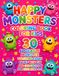 Friendly Monsters Coloring Book for Kids: 30 Adorable Monster Coloring Pages Full of Fun and Imagination