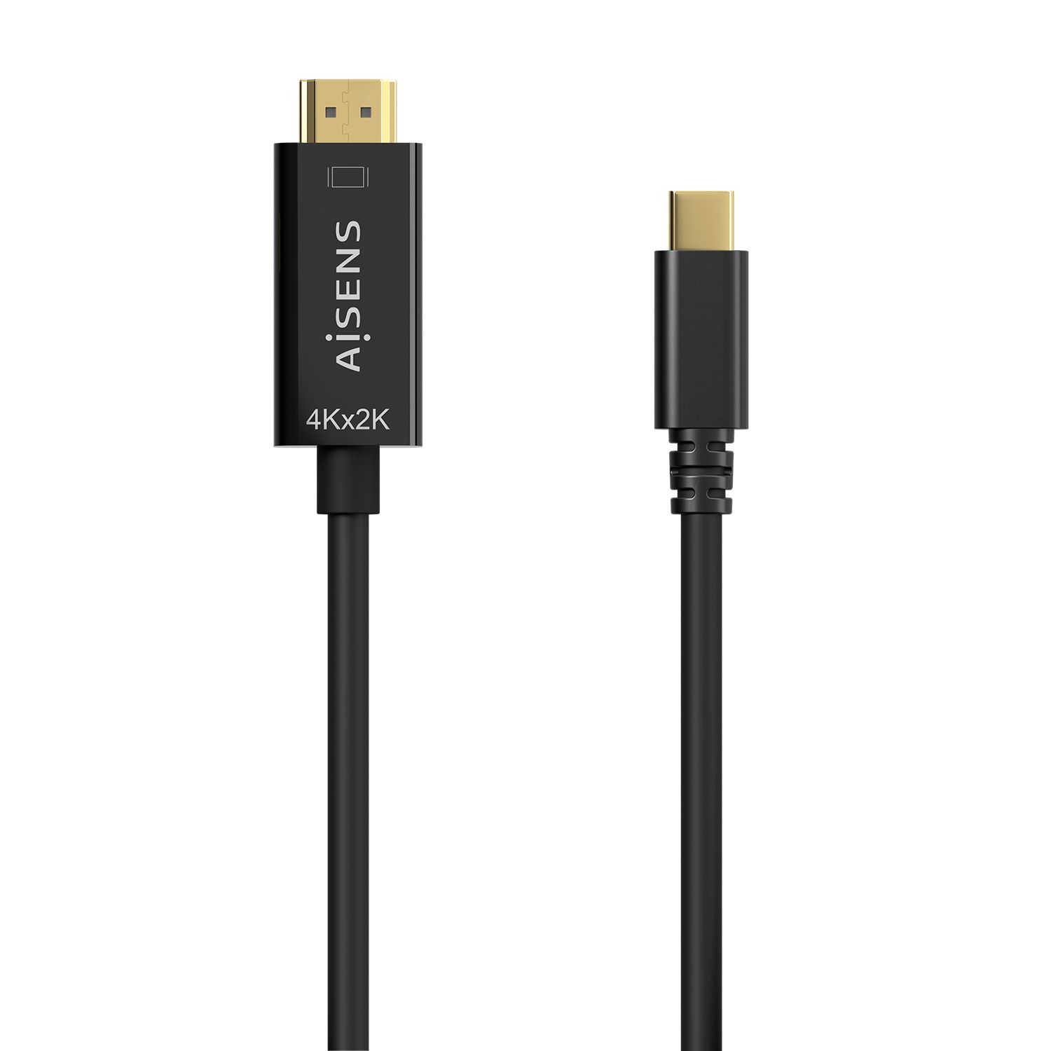 AISENS A109-0623 - USB-C naar HDMI Adapter - 0.8m - Zwart